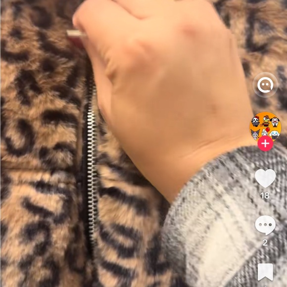 Steve Madden Faux Fur Leopard Puffer Jacket sz M
Standup Collar Full Zip - Picture 14 of 16